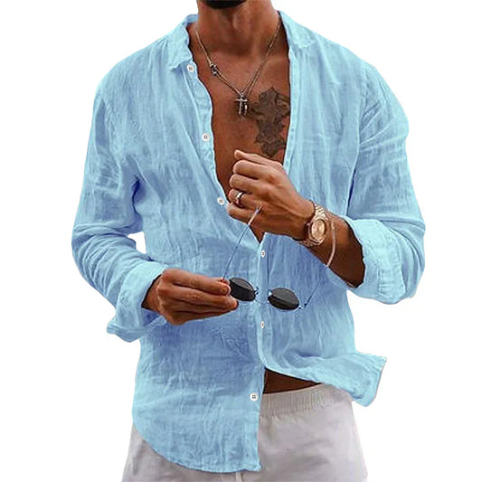 Men’s Casual Button Shirt | Long Sleeve