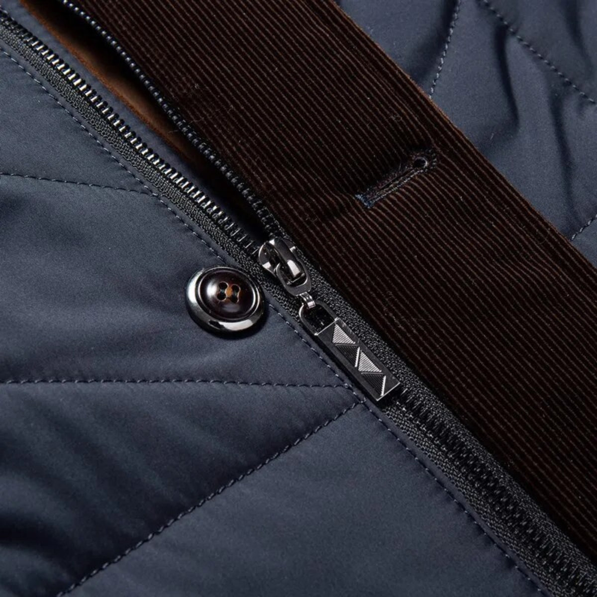 Men’s Winter Padded Coat | Stand Collar