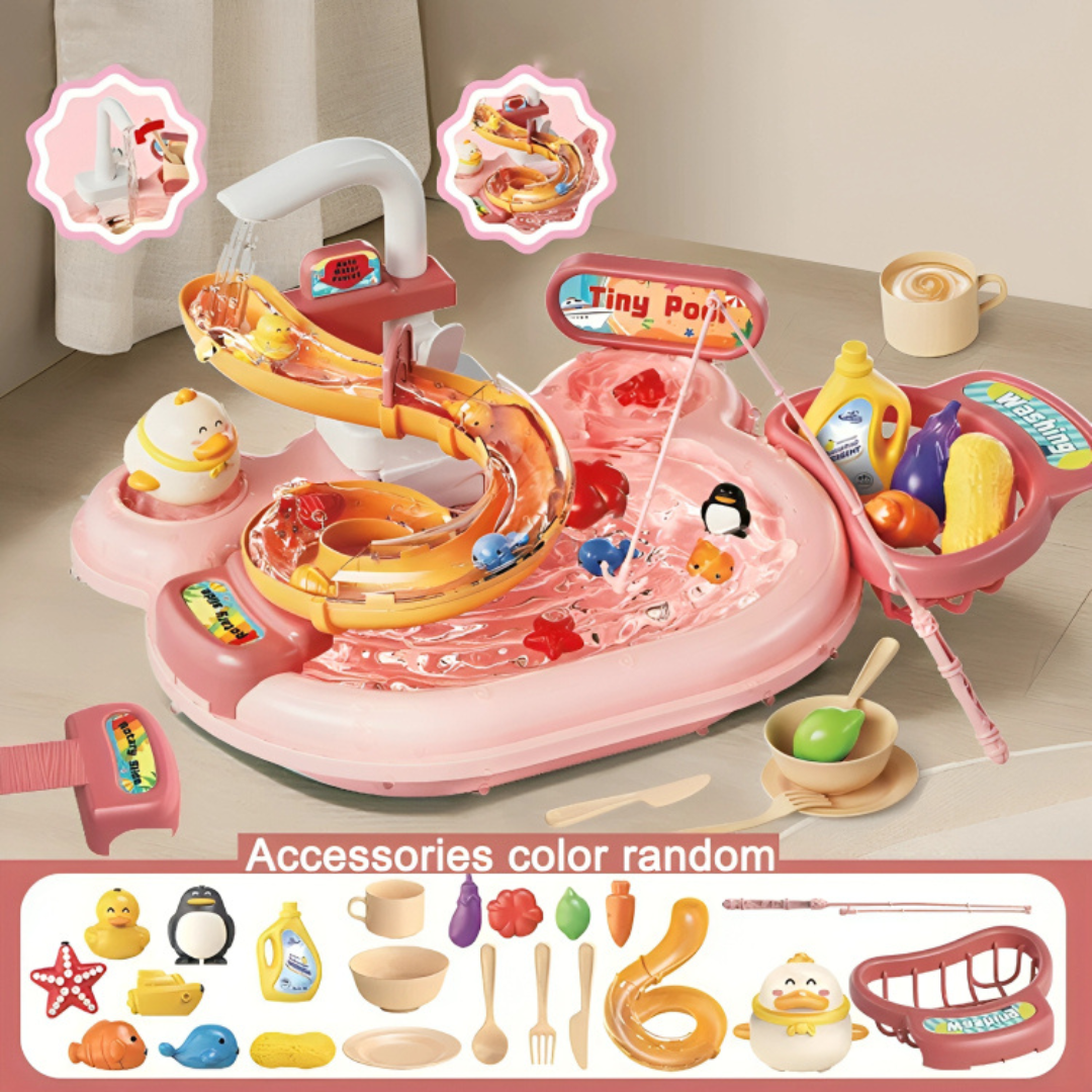Little Chef Sink & Fishing Play Set – Splash, Cook & Catch for Endless Fun!
