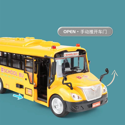 Interactive Yellow School Bus – Lights, Action & Learning Fun!