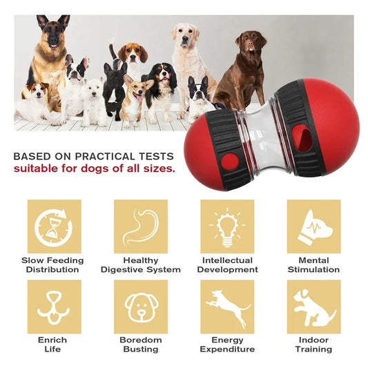 Dog Puzzle Feeder – Engaging Slow Feed Ball for Training & Fun