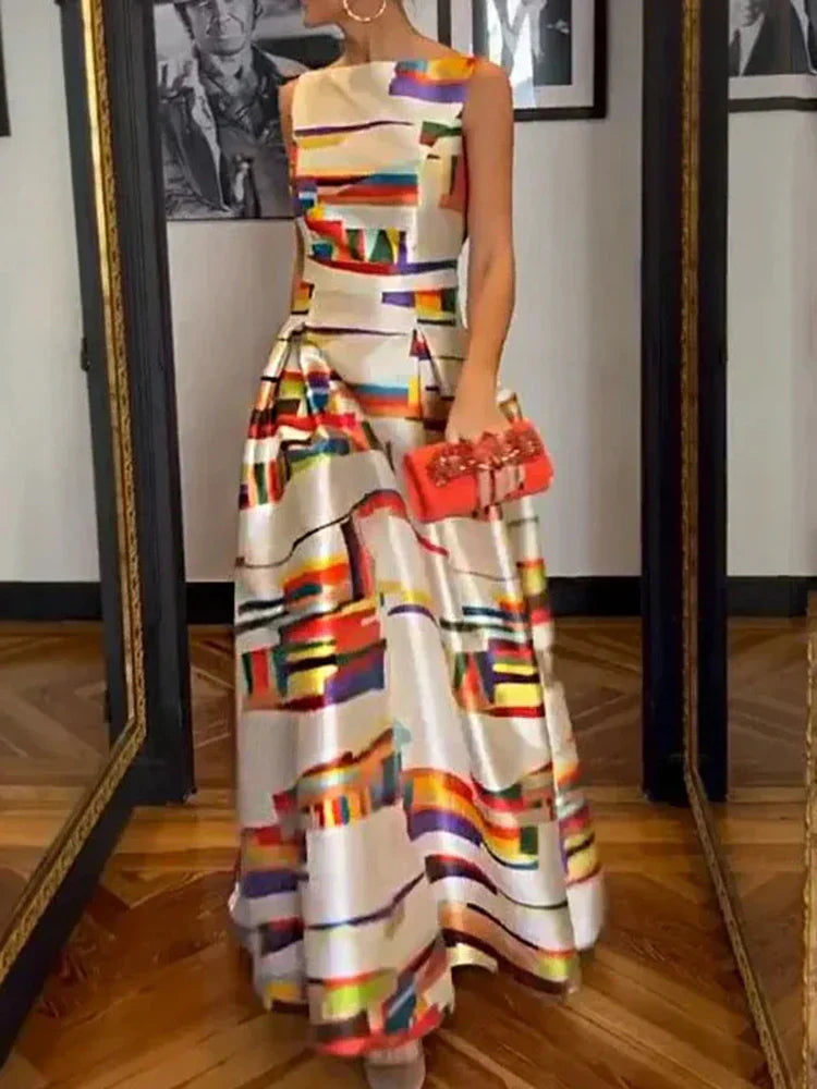 Women’s Sleeveless Formal Dress | Maxi