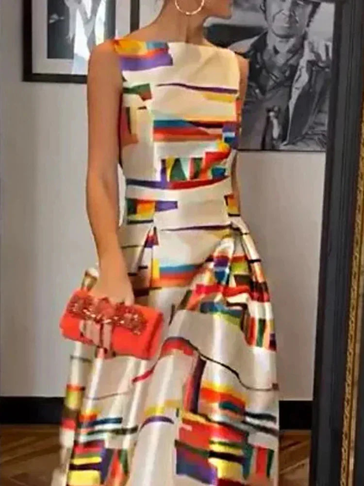 Women’s Sleeveless Formal Dress | Maxi