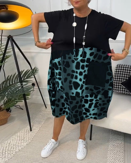 Women’s Casual Printed Dress | Midi