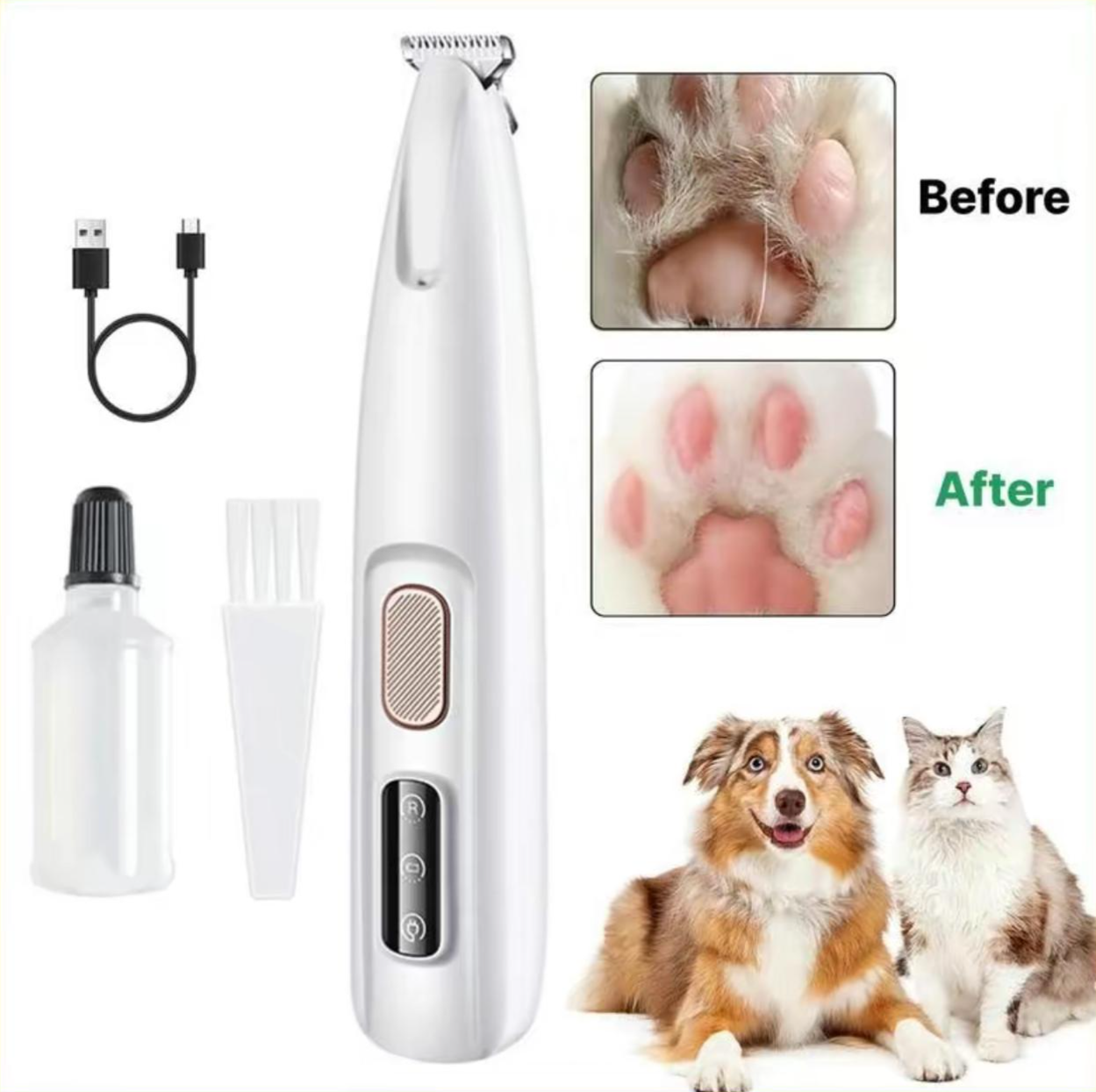 Pet Paw Hair Trimmer | Quiet