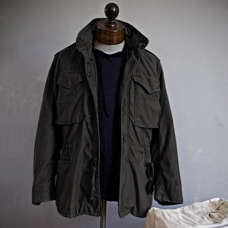 Men’s Utility Cargo Jacket | Drawstring Waist