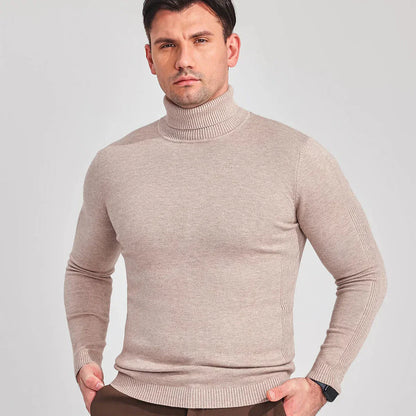 Men’s Slim Fit Turtleneck Sweater | Long Sleeve
