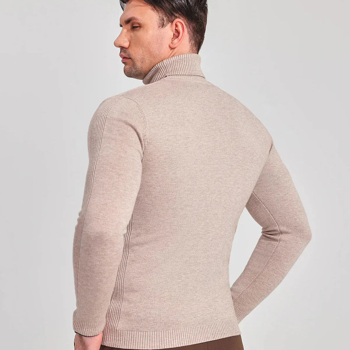 Men’s Slim Fit Turtleneck Sweater | Long Sleeve