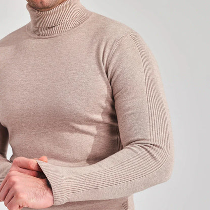 Men’s Slim Fit Turtleneck Sweater | Long Sleeve