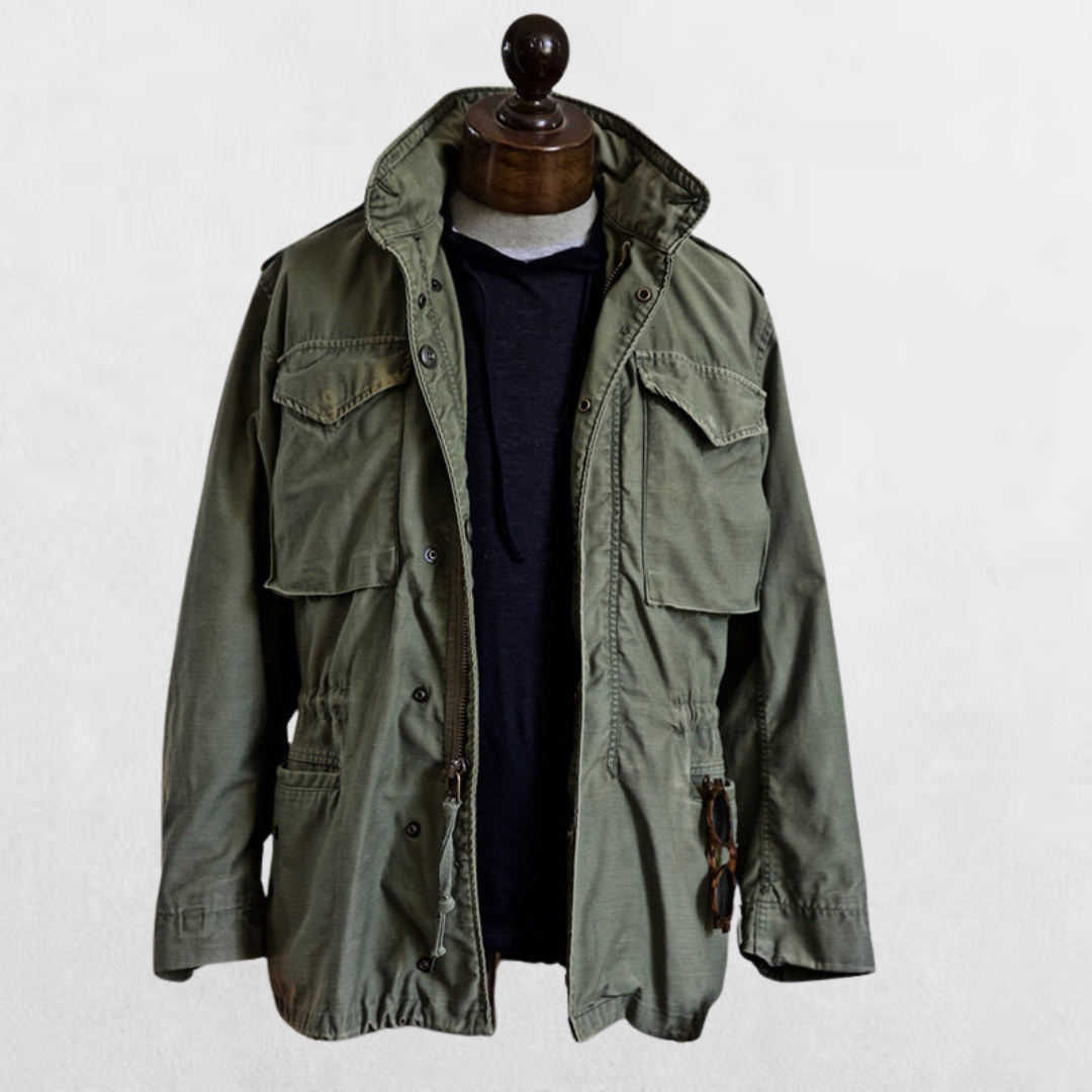 Men’s Utility Cargo Jacket | Drawstring Waist