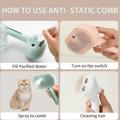 Pet Mist Grooming Brush | Detangling