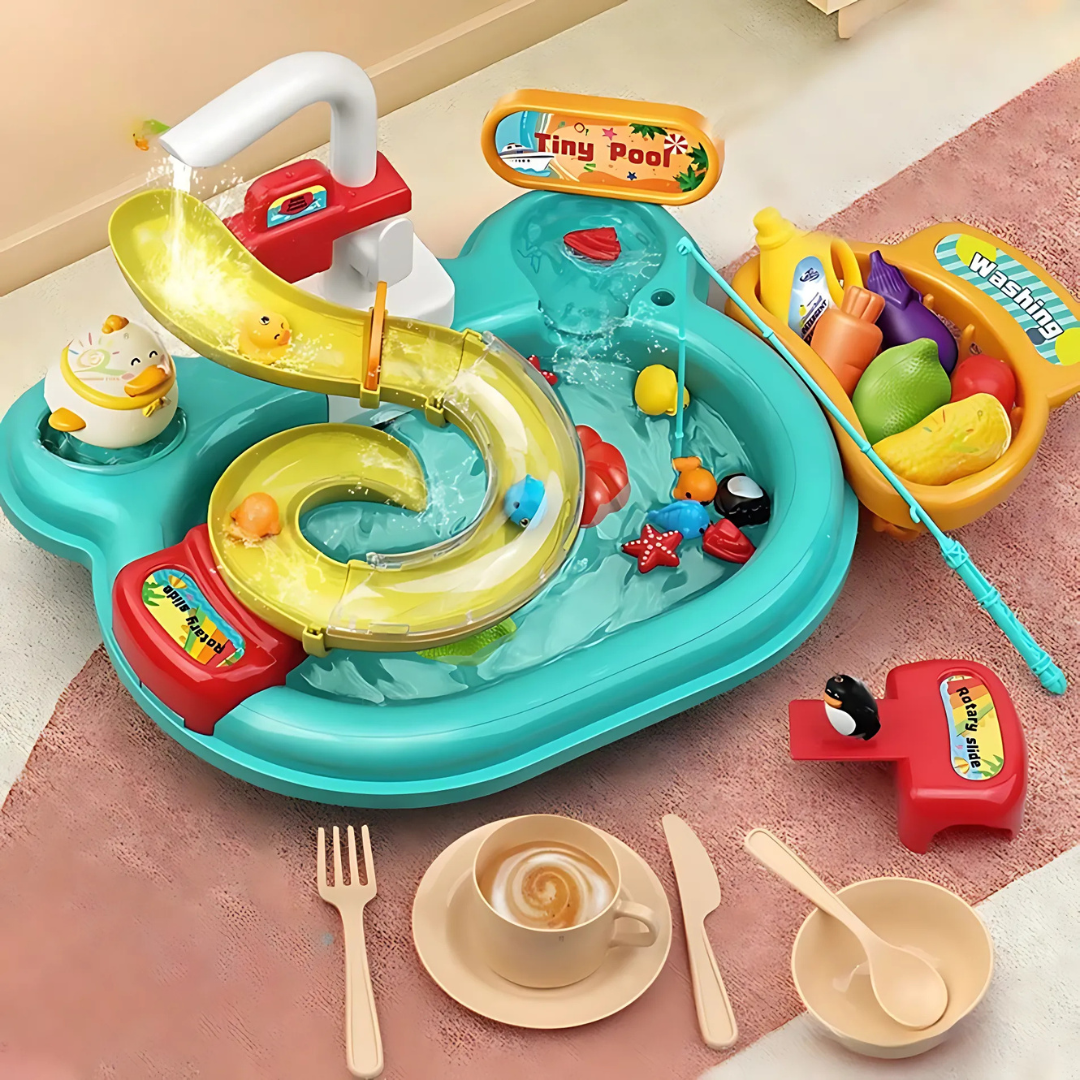 Little Chef Sink & Fishing Play Set – Splash, Cook & Catch for Endless Fun!