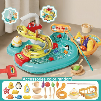 Little Chef Sink & Fishing Play Set – Splash, Cook & Catch for Endless Fun!