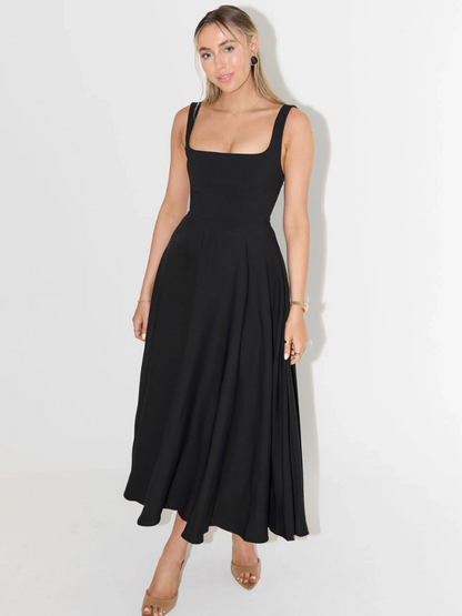 Women’s Sleeveless Flowy Dress | Midi
