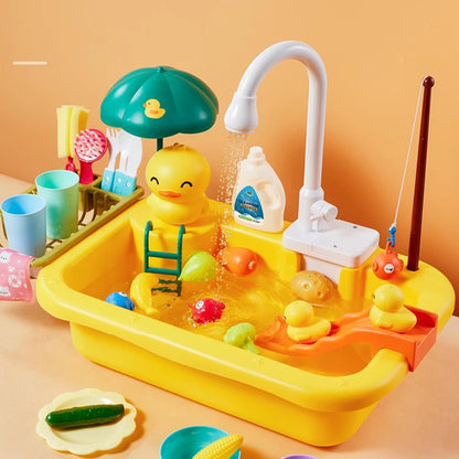 Kids Kitchen Sink Water Play Set – Splash into Imaginative Cooking Fun!