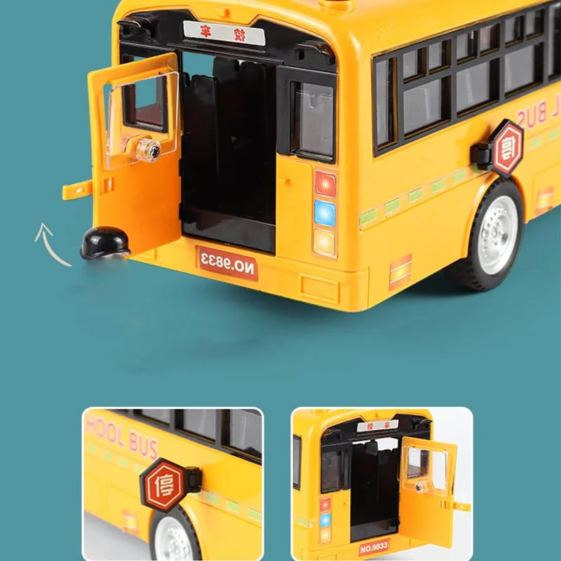 Interactive Yellow School Bus – Lights, Action & Learning Fun!