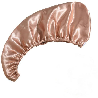 CurlCare Luxe Hair Turban – Satin & Microfiber Drying Wrap for Curly Hair