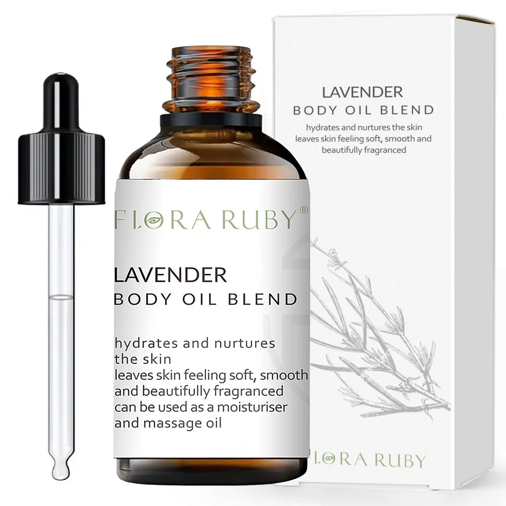 Calm & Glow Massage Oil – Essential Oil Blend for Skin & Soul