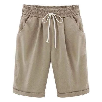 Jane | Elastic Waist Casual Comfy Shorts