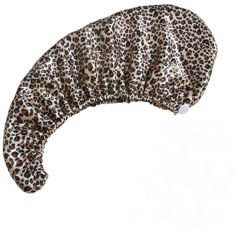 CurlCare Luxe Hair Turban – Satin & Microfiber Drying Wrap for Curly Hair