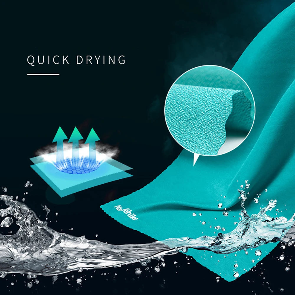 Naturehike Ultralight Quick-Dry Travel Towel – Compact, Absorbent & Fast-Drying