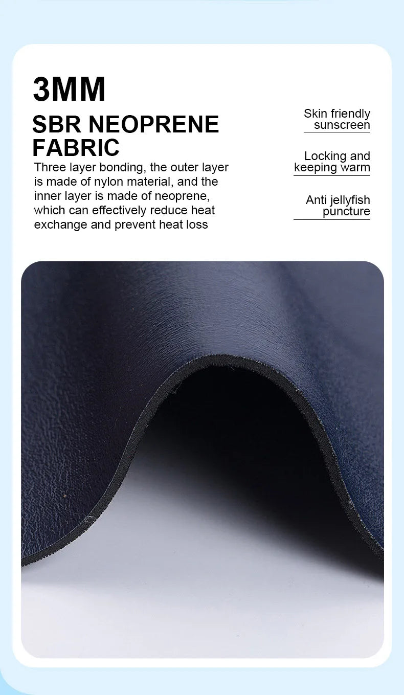 Thermal Neoprene Kids Wetsuit – Short Sleeve Zip Suit for Swimming, Surfing & Snorkeling