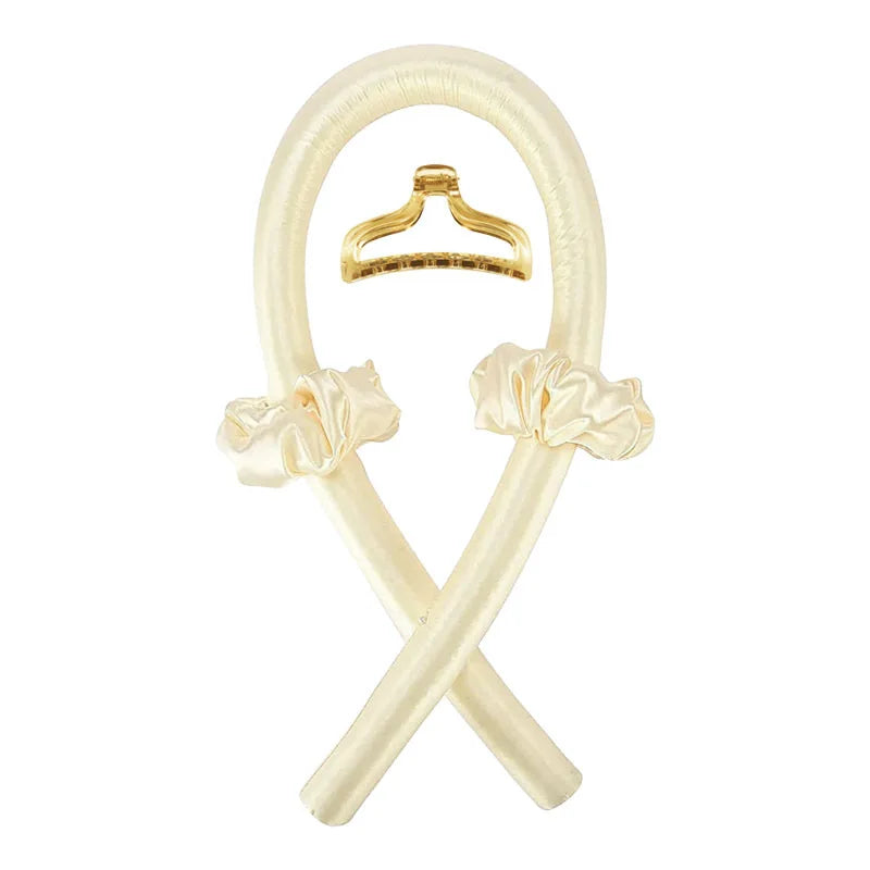 Frizz-Free Flexi Curler – Silk Hair Ribbon with Comfort Core