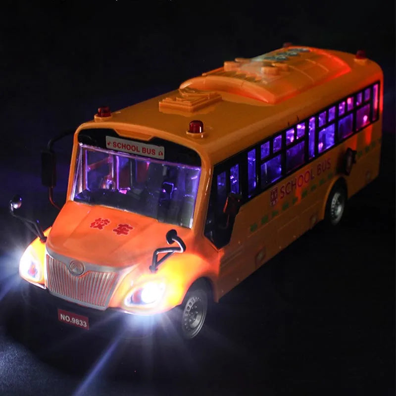 Interactive Yellow School Bus – Lights, Action & Learning Fun!