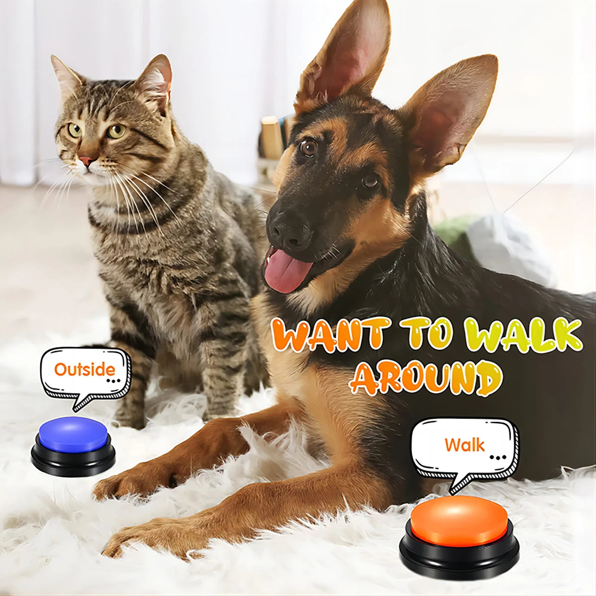 Smart Voice Buttons for Dogs – Training Toy for Communication & Fun