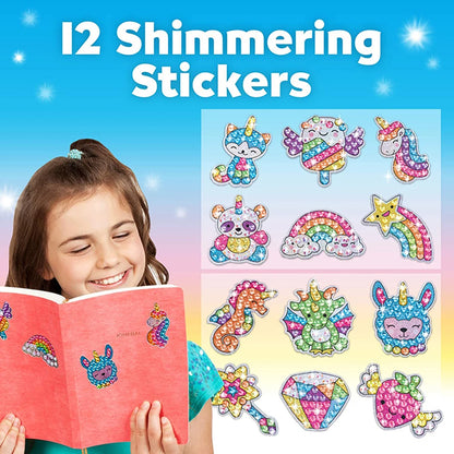 Diamond Sticker Craft Kit – Easy Paint-by-Number Fun for Little Hands