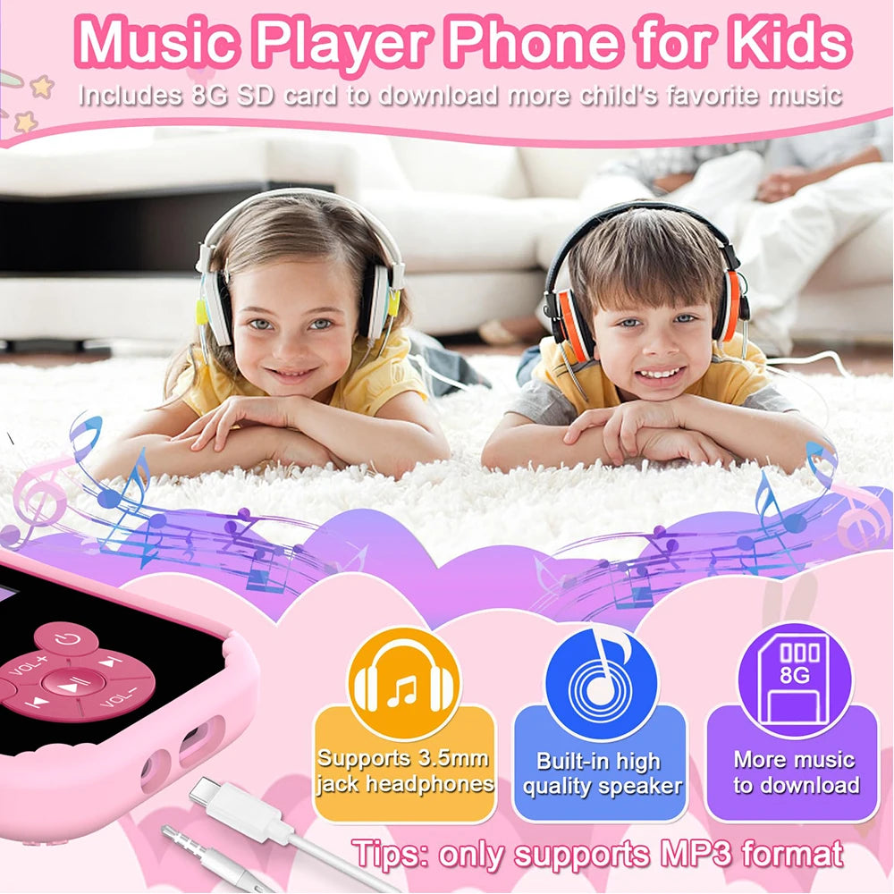 Kids Toy Phone Camera & Music Player – A Smart Start to Fun & Learning!