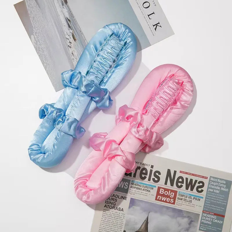 Frizz-Free Flexi Curler – Silk Hair Ribbon with Comfort Core