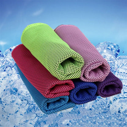 Instant Chill Microfiber Cooling Towel – Quick-Dry Ice Towel for Swimming, Gym, and Outdoor Sports