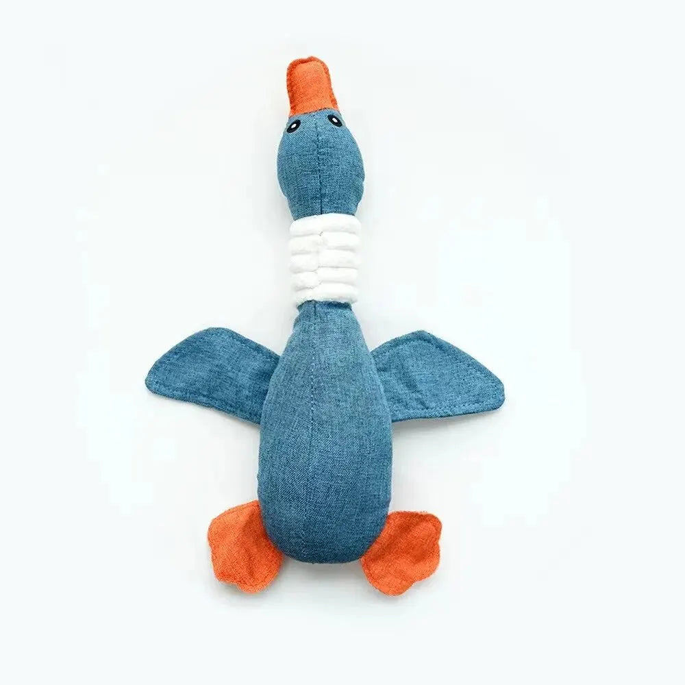 QuackyPlay Duck Toy – Squeaky Goose Fun for Dogs of All Sizes