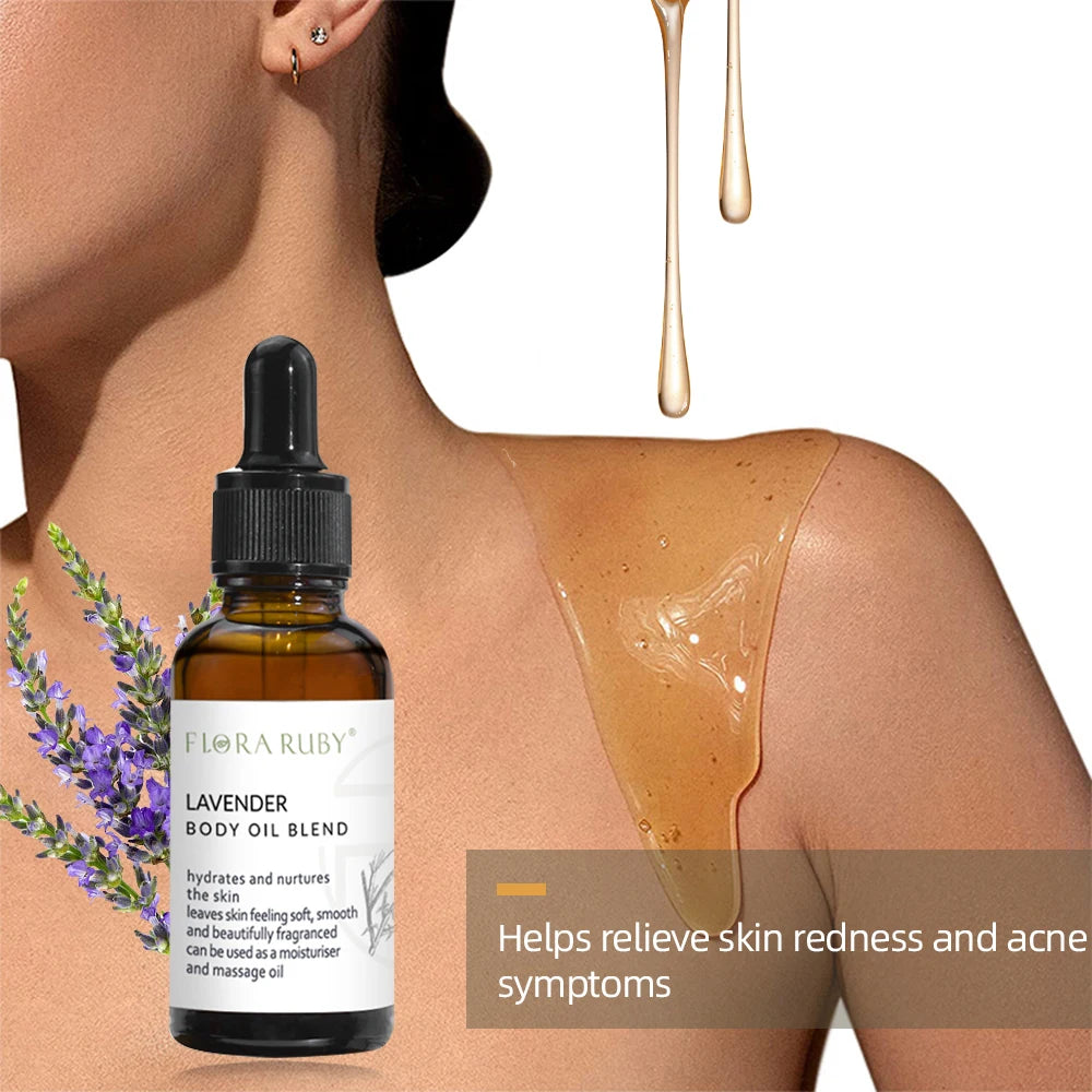 Calm & Glow Massage Oil – Essential Oil Blend for Skin & Soul