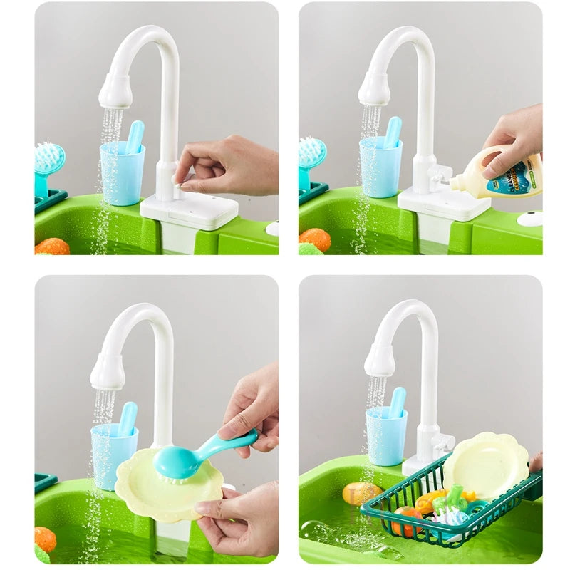 Kids Kitchen Sink Water Play Set – Splash into Imaginative Cooking Fun!