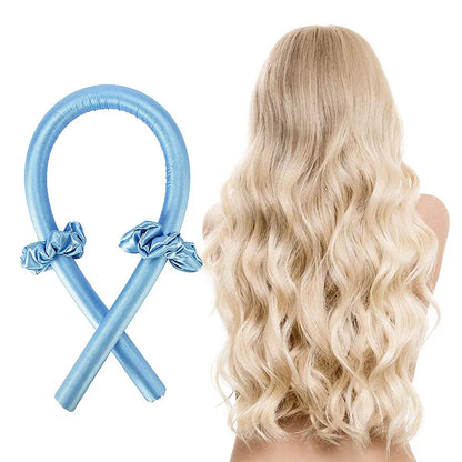 Frizz-Free Flexi Curler – Silk Hair Ribbon with Comfort Core