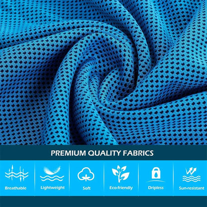 Instant Chill Microfiber Cooling Towel – Quick-Dry Ice Towel for Swimming, Gym, and Outdoor Sports
