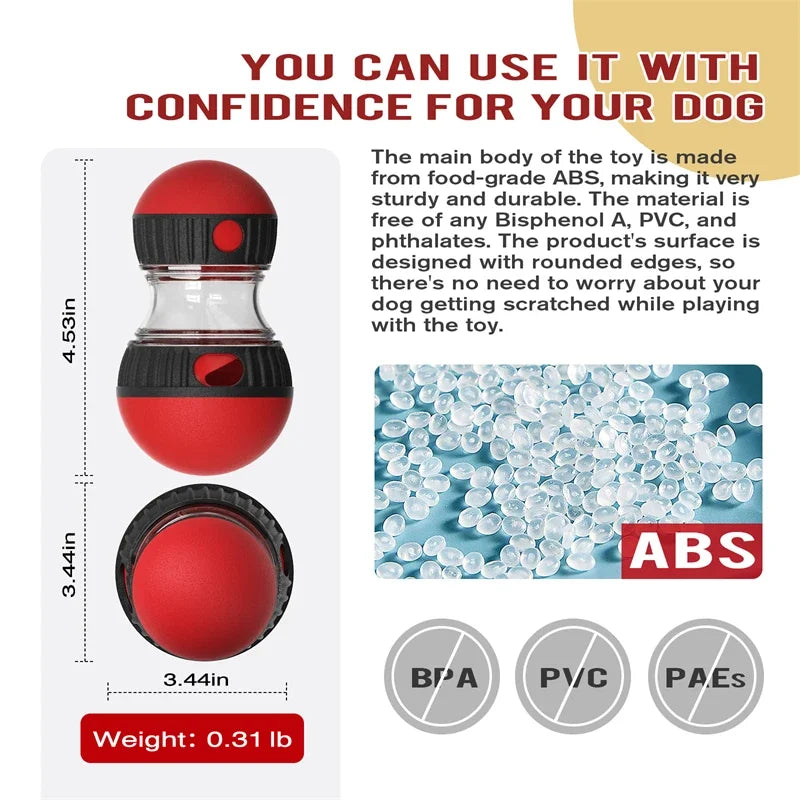 Dog Puzzle Feeder – Engaging Slow Feed Ball for Training & Fun