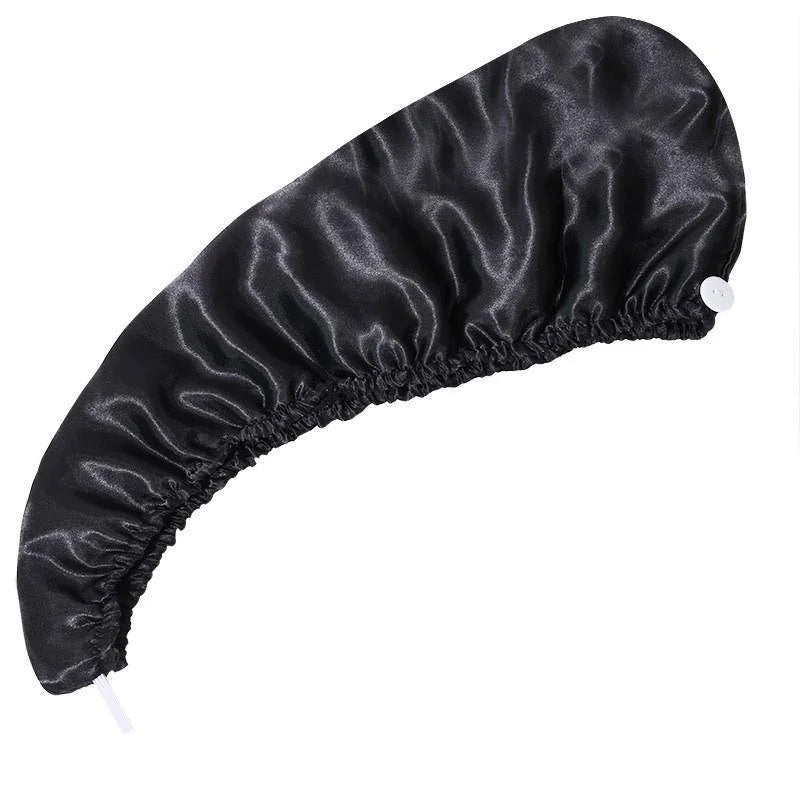 CurlCare Luxe Hair Turban – Satin & Microfiber Drying Wrap for Curly Hair