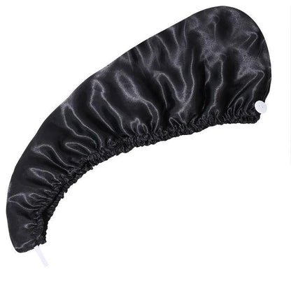 CurlCare Luxe Hair Turban – Satin & Microfiber Drying Wrap for Curly Hair