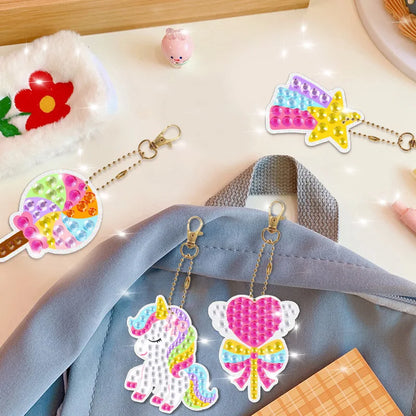 Make Your Own Diamond Keychains – 15 Magical Designs in One Set