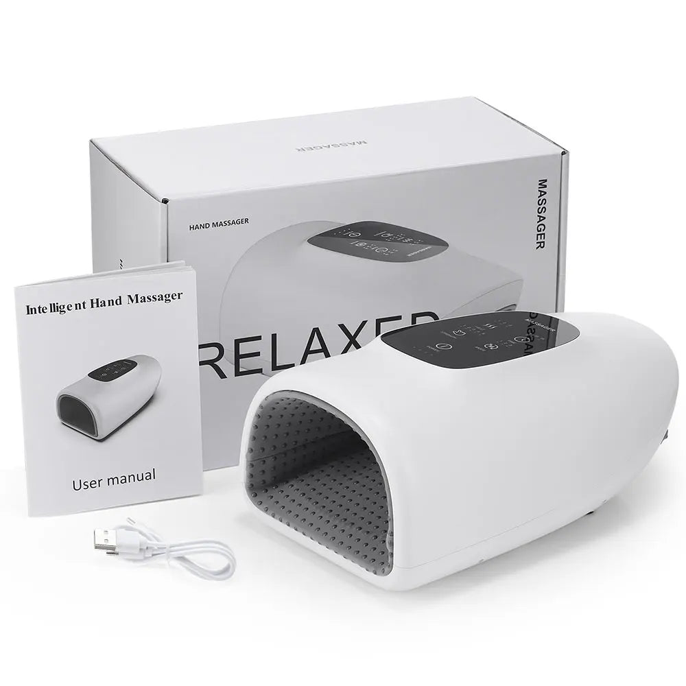Heated Hand Massager – Air Compression Therapy for Pain Relief