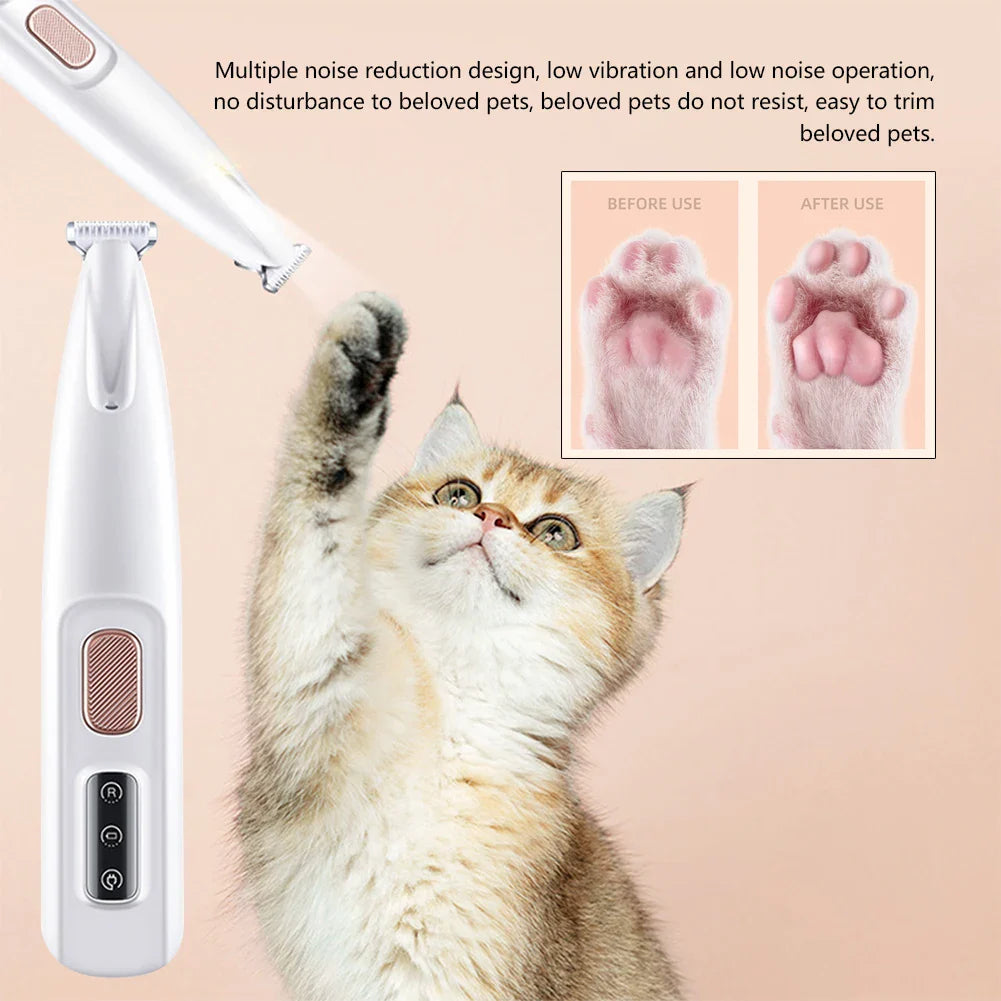 Pet Paw Hair Trimmer | Quiet