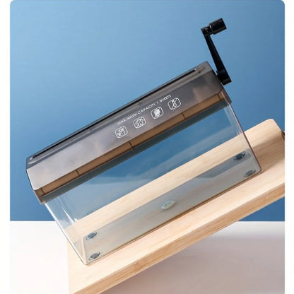 Manual Mini Paper Shredder | Hand Crank