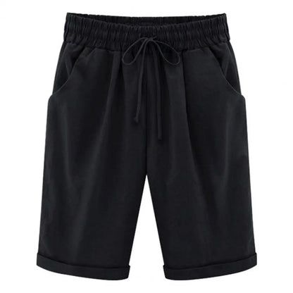 Jane | Elastic Waist Casual Comfy Shorts
