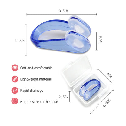 Soft Silicone Swim Nose Clip – Unisex Waterproof Nose Protector