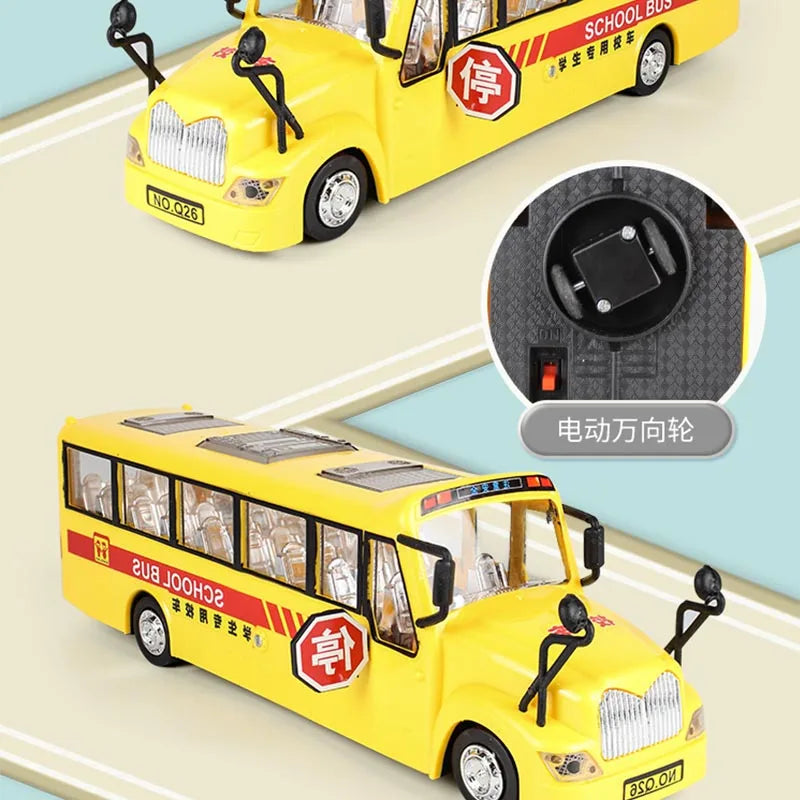 Interactive Yellow School Bus – Lights, Action & Learning Fun!