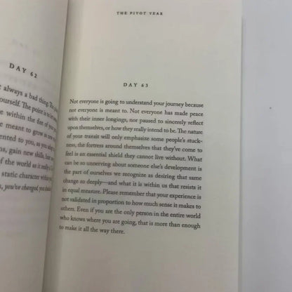 Daily Self-Growth Journal – The Pivot Year by Brianna Wiest