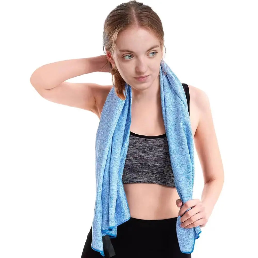 Silver Ion Microfiber Gym Towel – Quick-Dry, Odor-Free, Super Absorbent Workout Towel